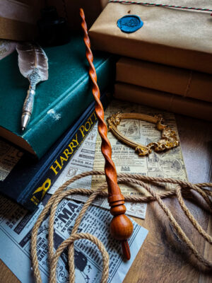 Pustynna różdżka z piaskiem pustyni o długości 13 i 3/5 cala z drewna moabi